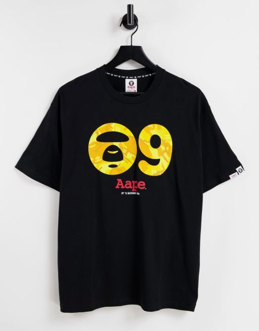 AAPE By A Bathing Ape 9th anniversary t-shirt in black