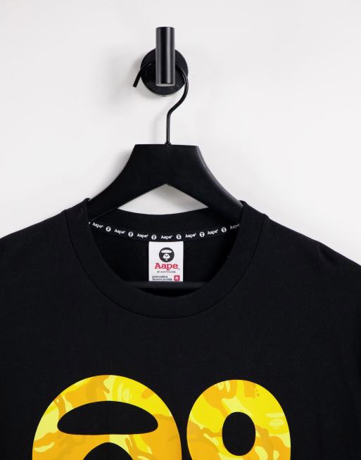 AAPE By A Bathing Ape 9th anniversary t-shirt in black