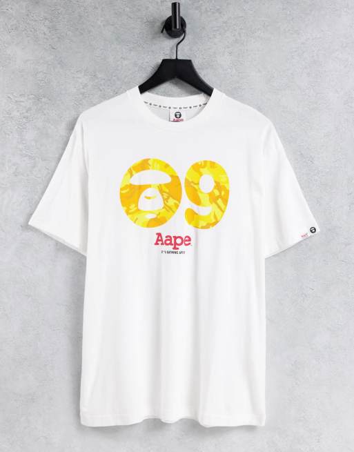 AAPE By A Bathing Ape 9th anniversary t-shirt in white