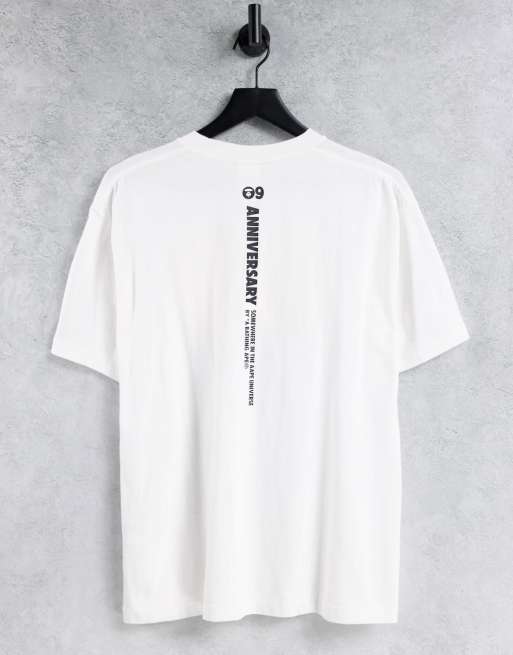 AAPE By A Bathing Ape 9th anniversary t-shirt in white