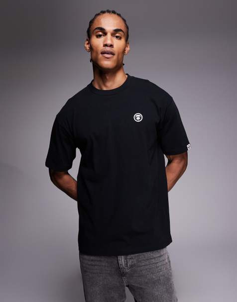 AAPE By A Bathing Ape – Aape Now – Czarny T-shirt - view 1