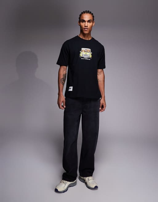 AAPE by A BATHING APE – Aaper – T-Shirt in Schwarz mit Rückenprint, 2 von 5