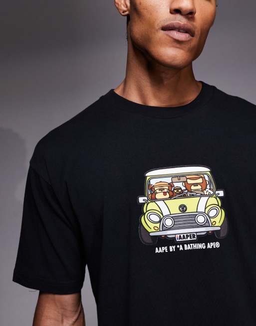 AAPE by A BATHING APE – Aaper – T-Shirt in Schwarz mit Rückenprint, 5 von 5