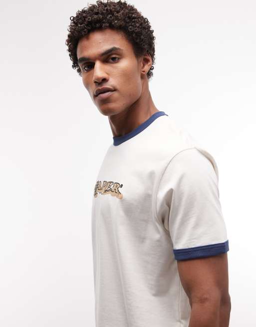 Aape by A Bathing Ape Alfa t-shirt in off white, 2 of 5
