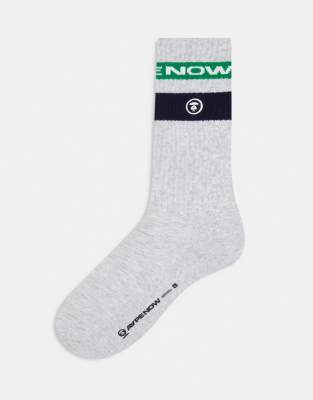 Aape By A Bathing Ape ankle socks in off white ASOS