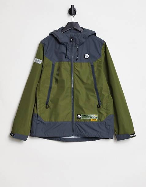 AAPE By A Bathing Ape army techinical jacket in khaki