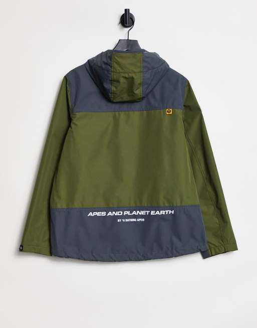 AAPE By A Bathing Ape army techinical jacket in khaki | ASOS