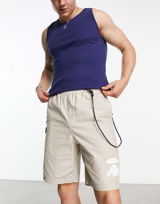 Aape By A Bathing Ape - Baseball short in beige