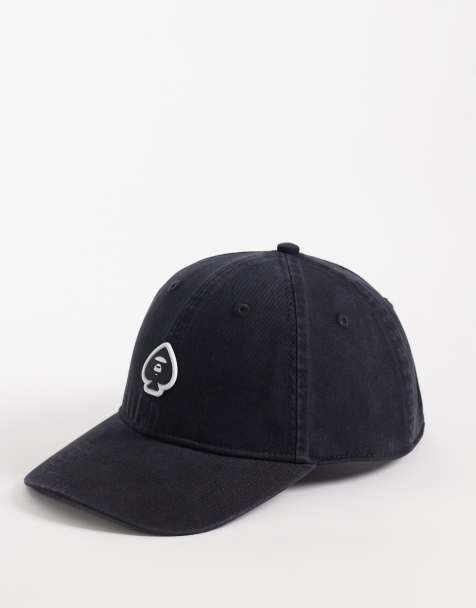AAPE by A BATHING APE – Baseballkappe in verwaschenem Schwarz mit Logo - view 1