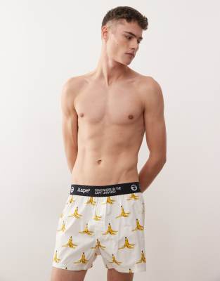 Aape By A Bathing Ape Boxers In White