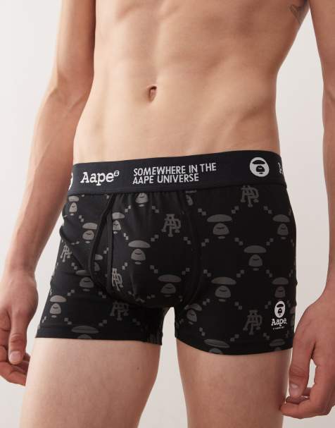 AAPE BY A BATHING APE® – Boxershorts mit wiederholtem Logoprint - view 1