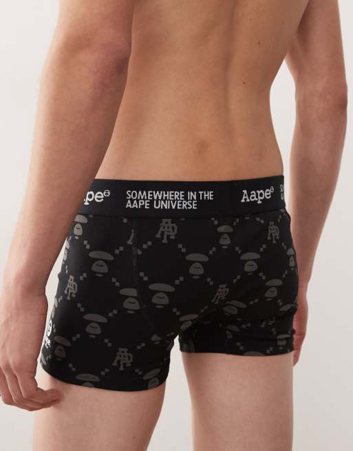 AAPE BY A BATHING APE® – Boxershorts mit wiederholtem Logoprint, 3 von 3
