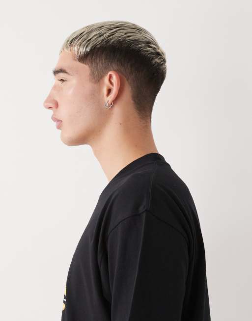 Aape By A Bathing Ape boxy T-shirt in black with chest and back logo print, 4 of 5