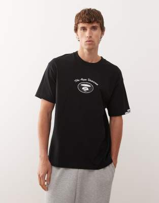 Aape By A Bathing Ape Boxy T-shirt In Black