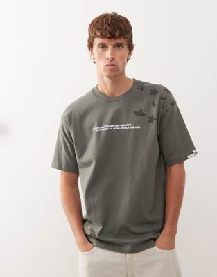 Aape By A Bathing Ape Boxy T-shirt In Green