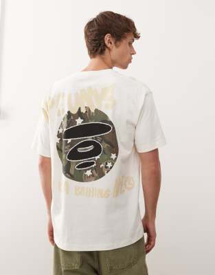 Aape By A Bathing Ape Boxy T-shirt In White