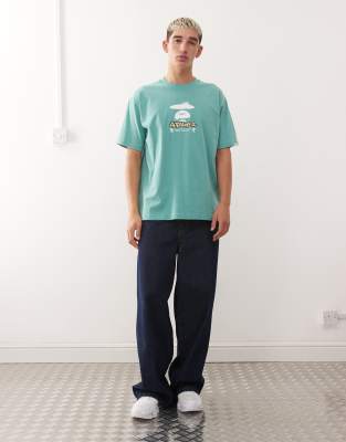 Aape By A Bathing Ape Boxy T-shirt In Green