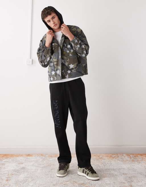 Aape by A Bathing Ape - Camicia a maniche lunghe squadrata marrone con motivo mimetico, 2 di 5