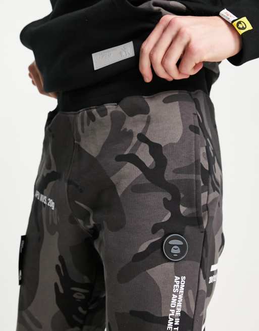 Pantalon de jogging City Camo Shark A BATHING APE ® en noir pour