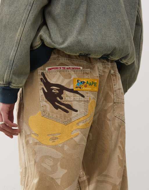 APE BAPE KAWS STA CAMO 迷彩　パンツ　デニム　DENIM APE BAPE KAWS STA CAMO 迷彩 パンツ デニム DENIM