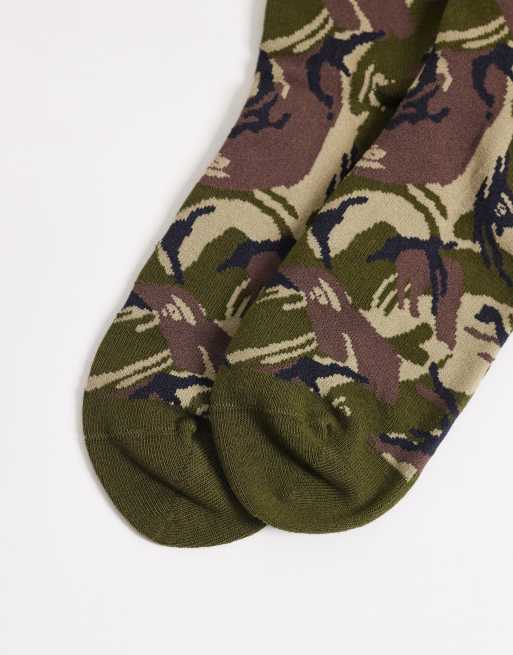 Aape by A Bathing Ape camo socks in multi, 3 of 3