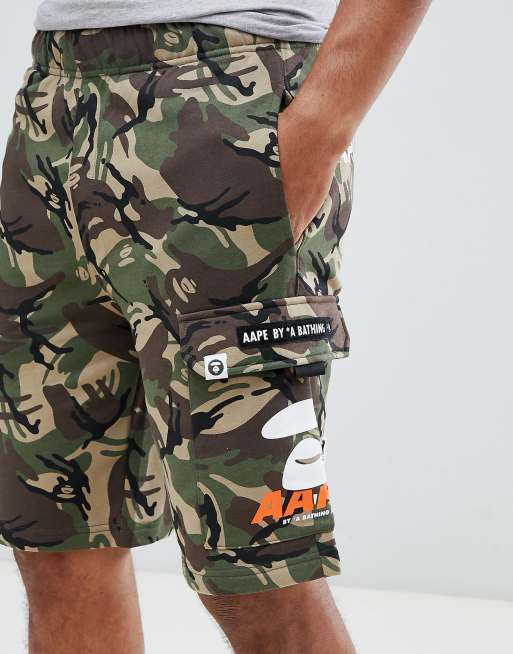 AAPE By A Bathing Ape cargo shorts in camo