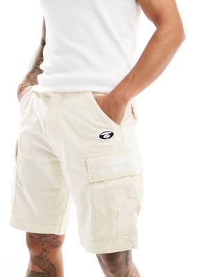 AAPE BY A BATHING APE® Aape By A Bathing Ape cargo utility shorts in sand-Neutral