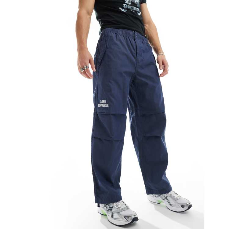【A BATHING APE】STRAPE DETAIL CARGO PANTS 要在庫確認 A BATHING APE® Used Relaxed Fit Cargo Pants | Bape official