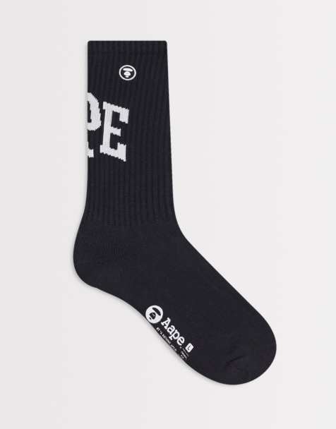 AAPE By A Bathing Ape - Chaussettes avec logo - Noir - view 1