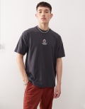 [AAPE BY A BATHING APE®] Aape by A Bathing Ape clover badge t-shirt in black Chest 36 BLACK
