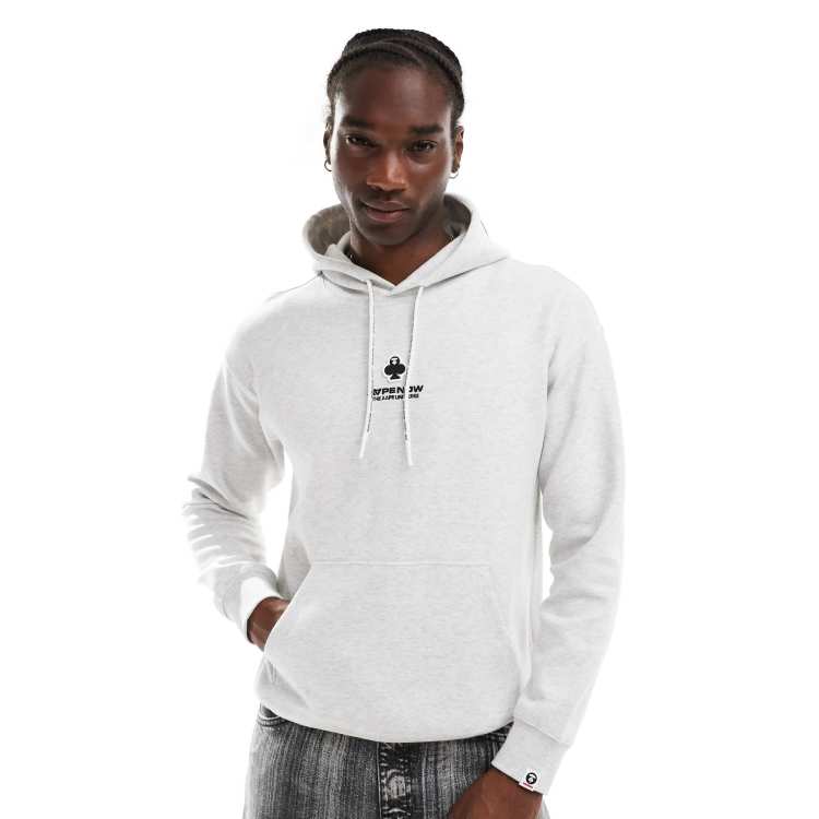 Aape By A Bathing Ape Clover hoodie in heather gray | ASOS