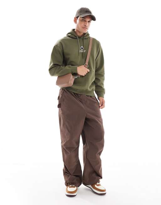 AAPE By A Bathing Ape clover hoodie in khaki | ASOS