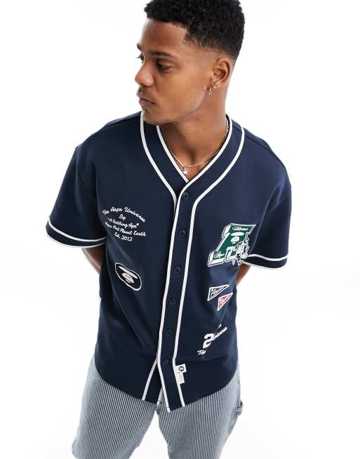 Short sleeve sale baseball jersey