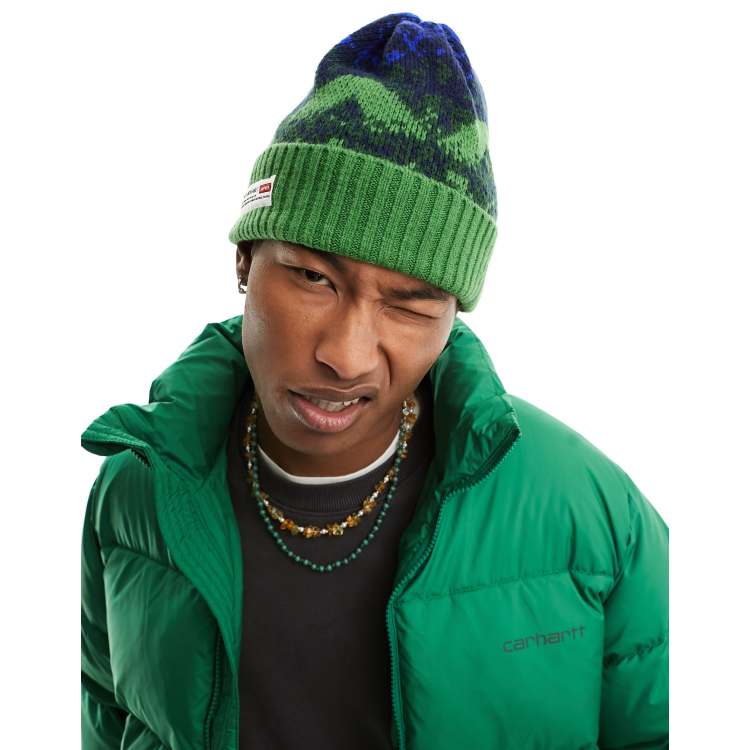 Aape By A Bathing Ape college beanie in blue | ASOS