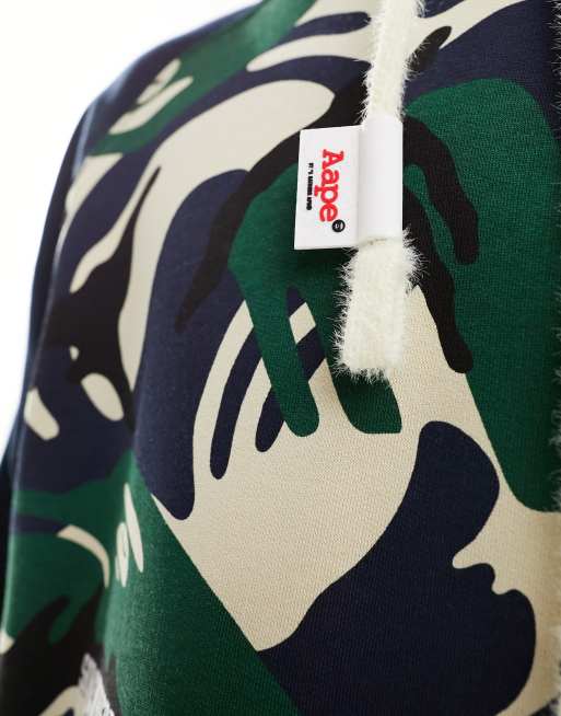 A bathing ape outlet camo hoodie