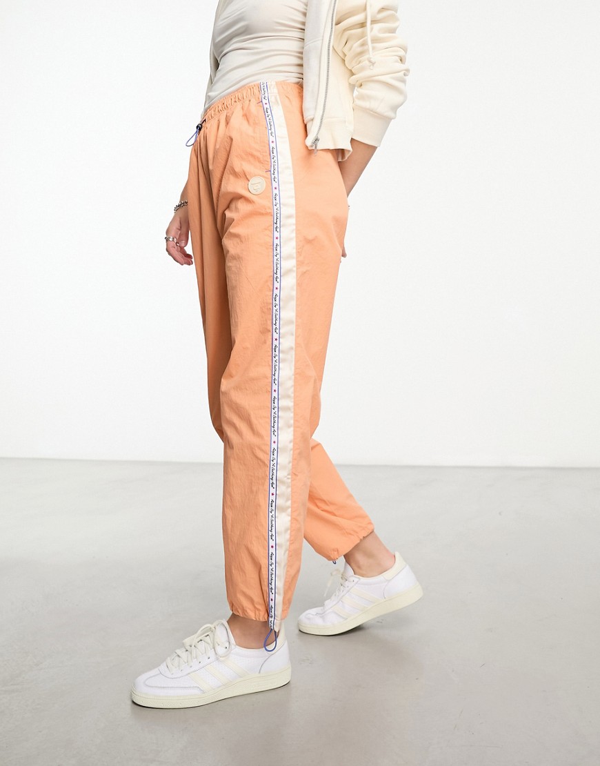Aape By A Bathing Ape College Parachute Pants In Orange