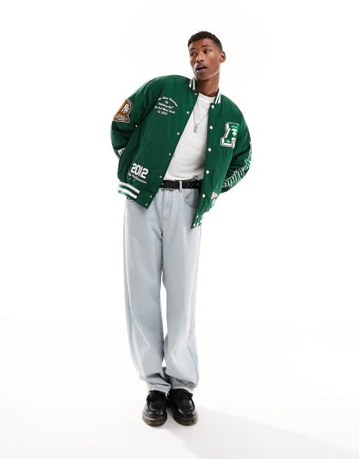 Green best sale college jacket