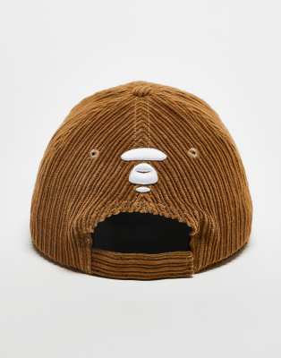 Aape By A Bathing Ape Cord Cap In Neutral