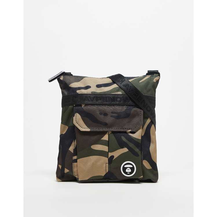 AAPE By A Bathing Ape crossbody utility bag in camo print | ASOS
