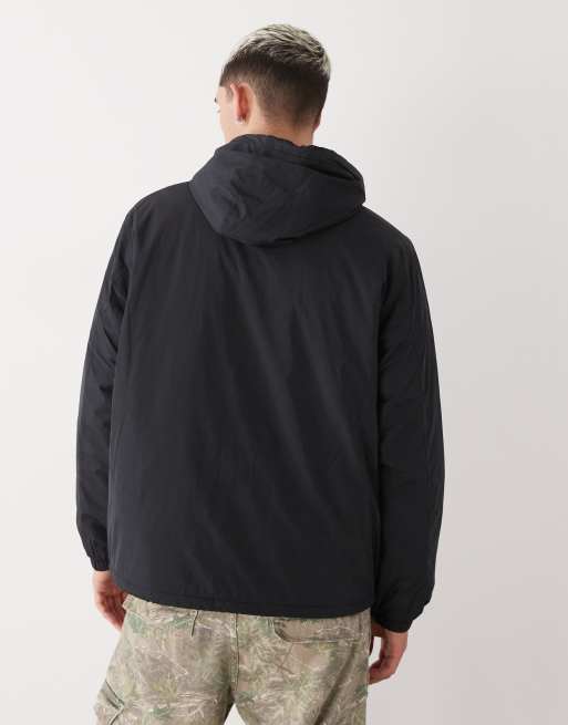 AAPE By A Bathing Ape – Czarna kurtka typu coach z haftem na plecach, 3 z 5