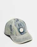 [AAPE BY A BATHING APE®] Aape by A Bathing Ape denim cap in light blue One Size BLUE DENIM