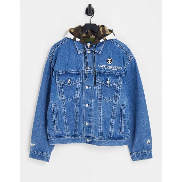 A BATHING APE GRADATION DENIM JACKET AAPE By A Bathing Ape denim