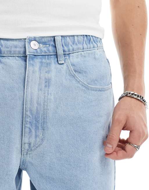 Aape By A Bathing Ape® - Forvaskede og blå denimshorts, 5 af 5