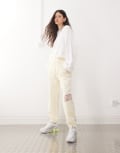 [AAPE BY A BATHING APE®] Aape By A Bathing Ape french fleece trackies in ivory-White XXS Ivory