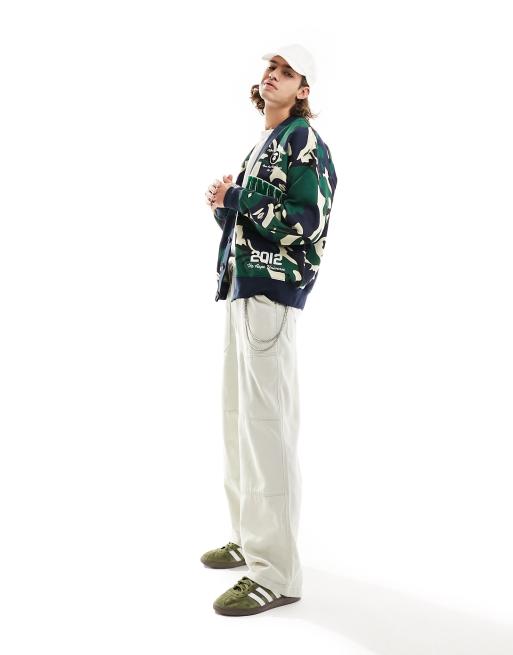 Aape By A Bathing Ape - Gilet en polaire style teddy - Bleu marine, 2 de 4