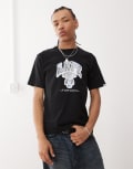 [AAPE BY A BATHING APE®] Aape by A Bathing Ape graffiti logo t-shirt in black Chest 32 BLACK