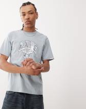 Aape by A Bathing Ape athletic jersey logo t-shirt in green