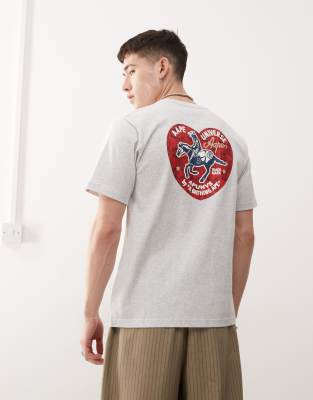 Aape By A Bathing Ape Heart Back Print Logo T-shirt