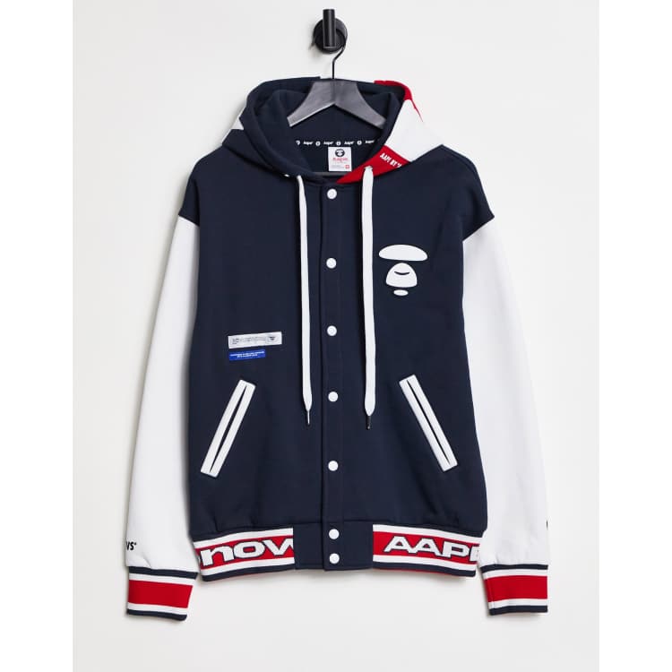 Bape on sale varsity hoodie