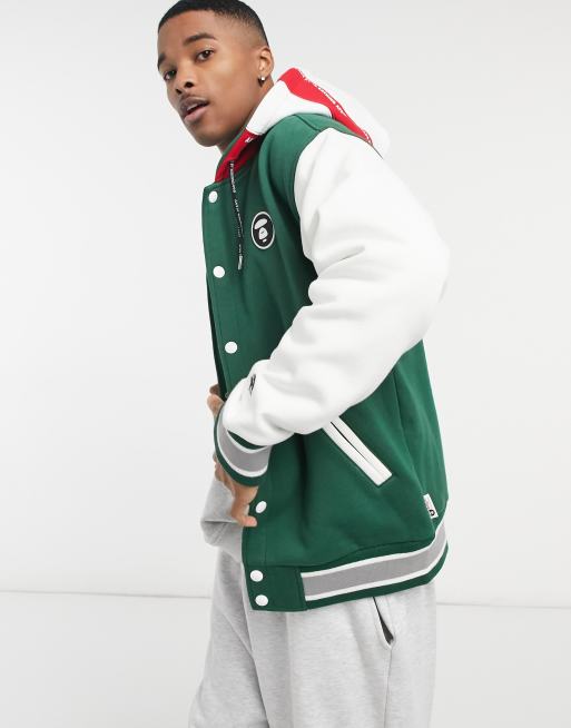 Bathing ape clearance letterman jacket